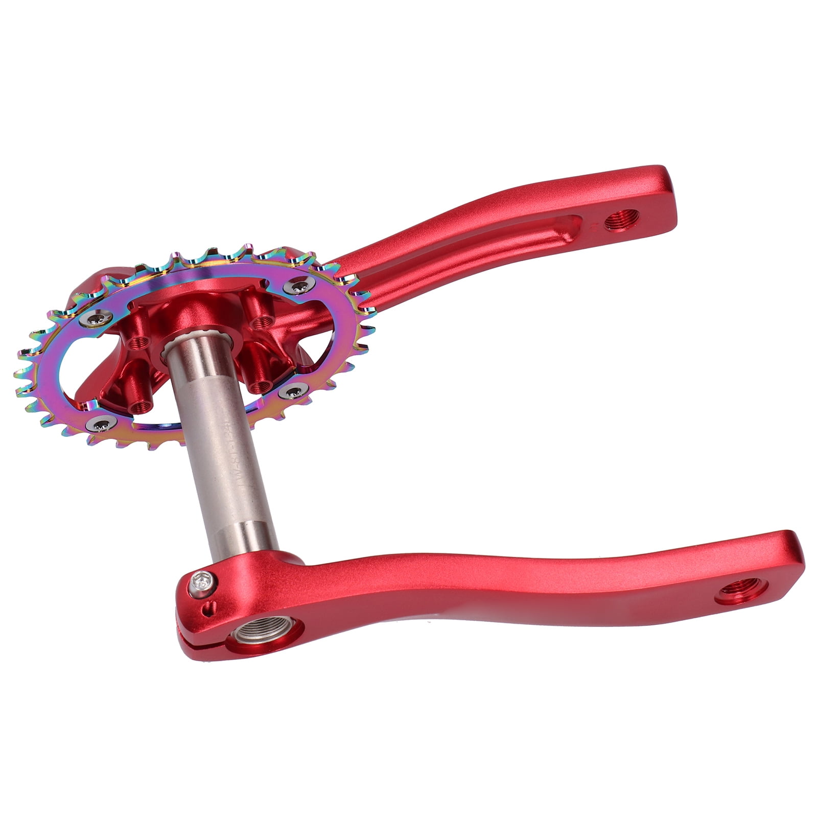 Henmomu 32T Single Speed Crank Arm, Bike Crankset, With Bottom Bracket