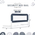 thumbnail image 2 of Dream On Me Mesh Security Bed Rail, 2 of 6