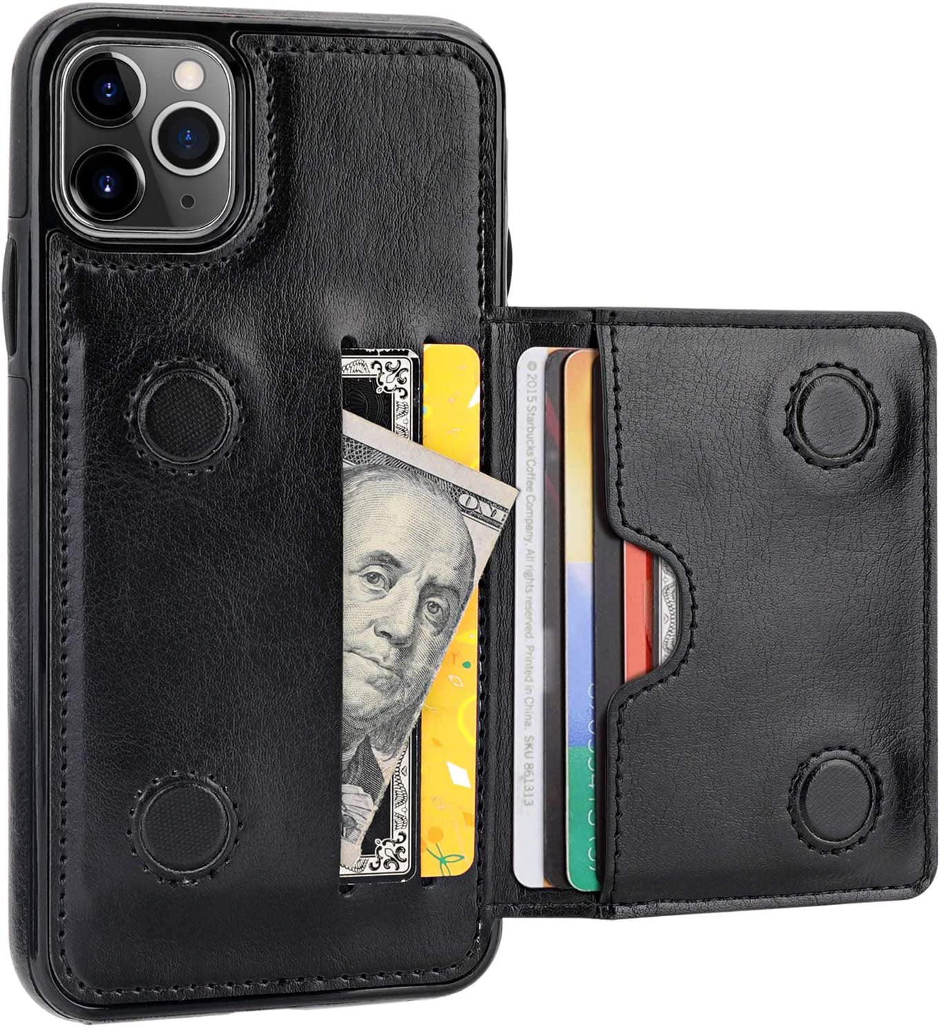 Scooch iPhone 11 Pro Max Wallet Case with Credit Card Holder - Wingmate