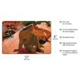 thumbnail image 2 of Aha Oe Feii - What Are You Jealous (Eh Quoi Tu es Jalouse) - From an Original Color Painting by Paul Gauguin c.1892 - 8 x 12 inch Vintage Wood Art Sign, 2 of 4