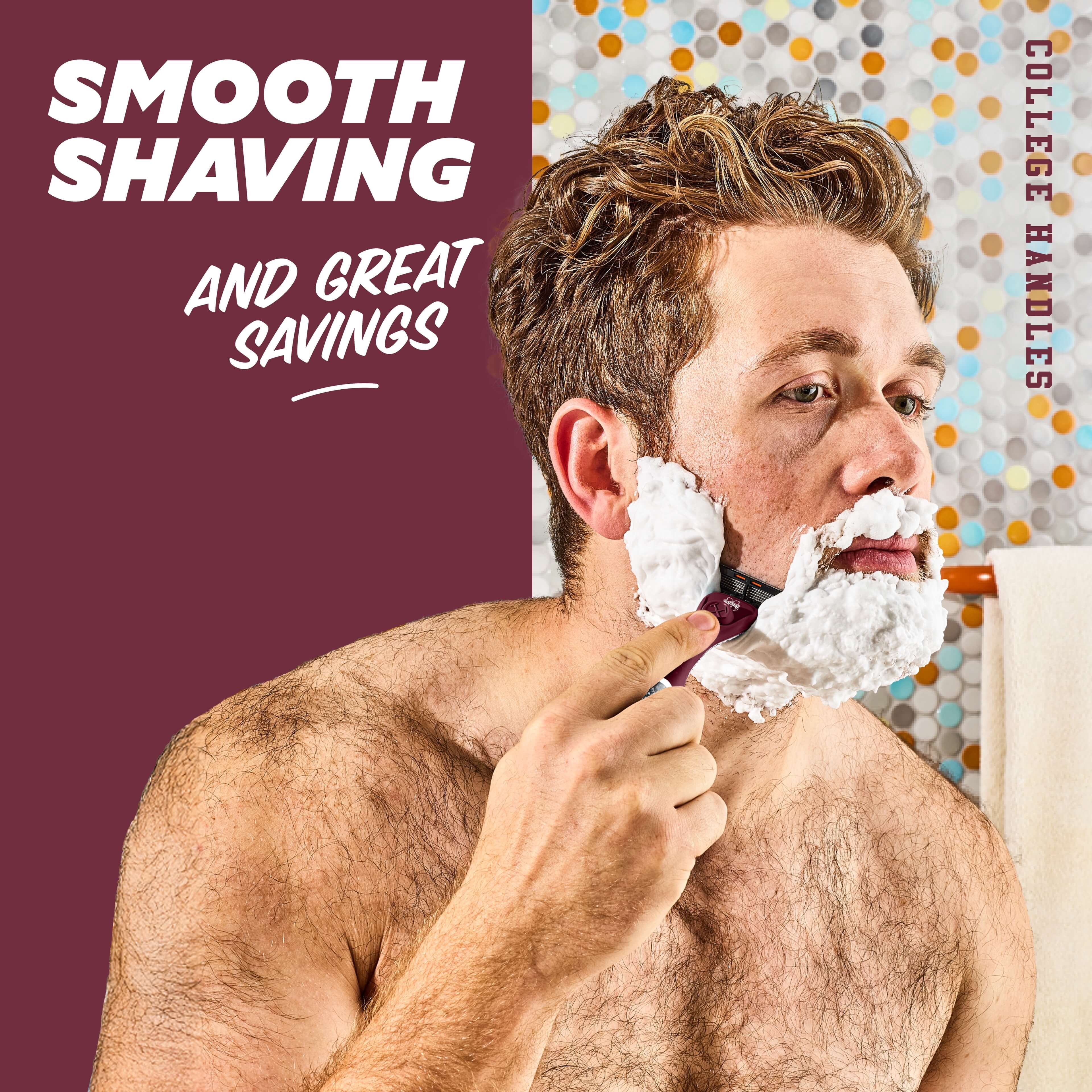 Dollar Shave Club Mississippi State 6-Blade Razor Starter Set