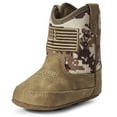 thumbnail image 2 of Ariat A442000044-00 Dallas LIL Stompers Infant Boots with Tan Digital Camo Shaft - Medium Brown - Size 0, 2 of 5