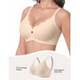 thumbnail image 4 of Bra LUCKMEEY, sin aros, inalámbrico, push up, cobertura total, 4 of 6