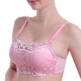 thumbnail image 3 of Women's Lace Push-up Bra Seamless Stretchy Tube Top, 3 of 5
