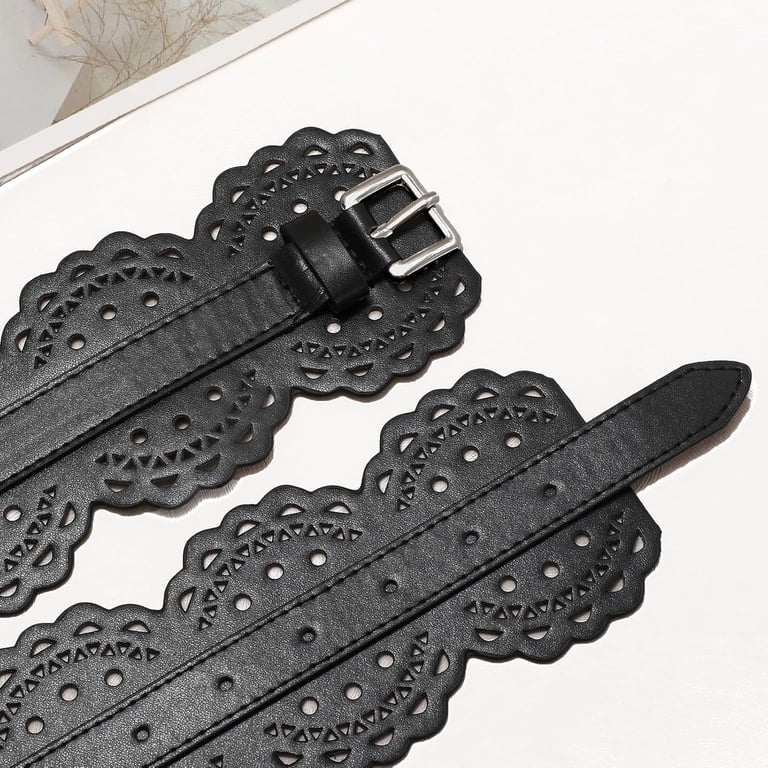 Women Wide Belt For Dresses Vintage Chunky Belts Thick  display picture 2