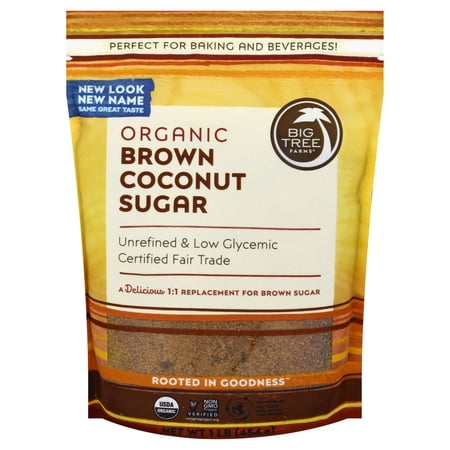 Big Tree Farms Brown Coconut Palm Sugar 16 oz (Pack of 6)