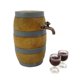 thumbnail image 2 of Miniature Red Wine Barrel Set 1 Set Wine Cellar Decoration Pub Bar Decor Party Supplies with Faucet and Wine Glass, 2 of 5