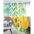 thumbnail image 5 of Thanksgiving Plant Fence Sunflower Pumpkin Modern Tulle Curtains Voile Drapes Sheer Window Curtains Bedroom Accessories, 5 of 7