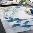 thumbnail image 2 of SAFAVIEH Art Studio Dogon Floral Area Rug, Ivory/Light Blue, 8' x 10', 2 of 8