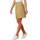 thumbnail image 4 of Faldas de mezclilla A-Line de mujer INSPIRE CHIC, cintura alta, con botones, falda de jean casual, marrón, XL, 4 of 6