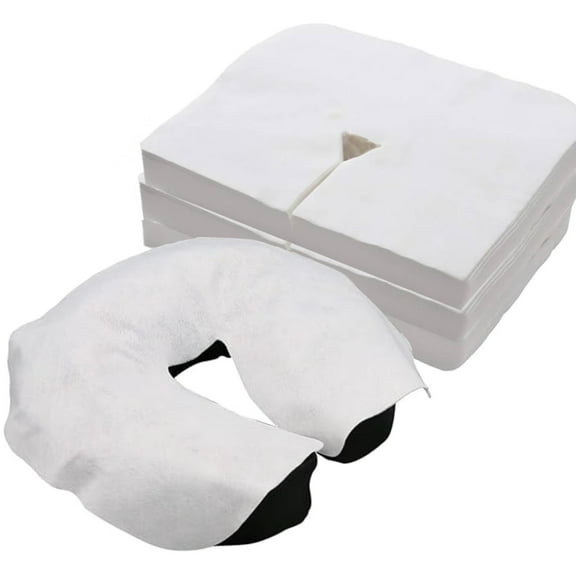 MassageStore Flat Disposable Face Cradle Covers, 100 ct pack