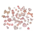 thumbnail image 4 of acrílicas transparentes, lazo redondo de , mariposa, Color , sueltas a granel para accesorios para el cabello, , Rosado Gloria Abalorios Acrílicos Surtidos, 4 of 7