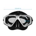thumbnail image 3 of Lixada Adults Freediving fog Diving Snorkeling Swimming Tempered Glass Lens Goggles for Men Women, 3 of 7