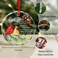 thumbnail image 4 of Custom Memorial Parents Ornament Christmas 2025, Personalized Cardinal Glass Ornament for Family, Those We Love Fly Beside Us Ornaments Keepsake, Sympathy Mom Dad Gift, Remembrance Hanging Decor, 4 of 5