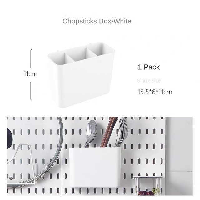 Nail Board Accessories Combination Wall Storage Rack, Suitable For Bedroom, Study, Kitchen,-SinKeeU