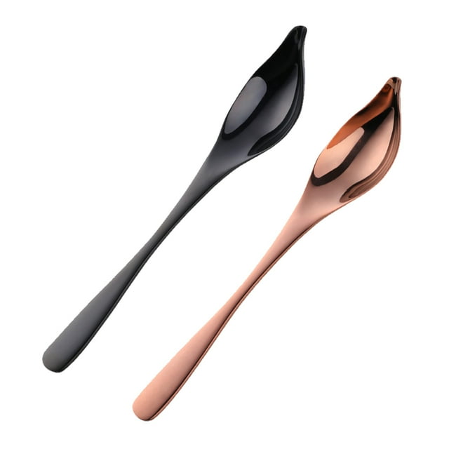 Cucharón para salsa de acero inoxidable con pico vertedor, gran cuchara para salsa pequeña para salsas y aderezos