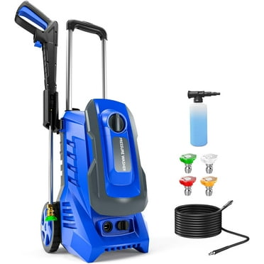BOSEN Electric Pressure Washer 3500PSI 2.5 GPM Power Washer with 25 Feet Hose,16.4 Feet Power Cord, Car Wash Machine Blue Ideal Cleaning for Garden