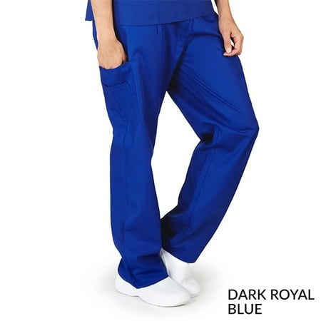 Unisex Cargo Scrub Pants - M&M Scrubs Unisex Petite Cargo Solid Pocket Scrub Pant, Style P102