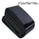 thumbnail image 2 of Revestimiento de estanque impermeable plegable 2x2M - Membrana flexible de filtración de piscina para estanques de jardín, peceras, arroyos - fácil instalación, tamaño ajustable, protege la calidad, 2 of 7