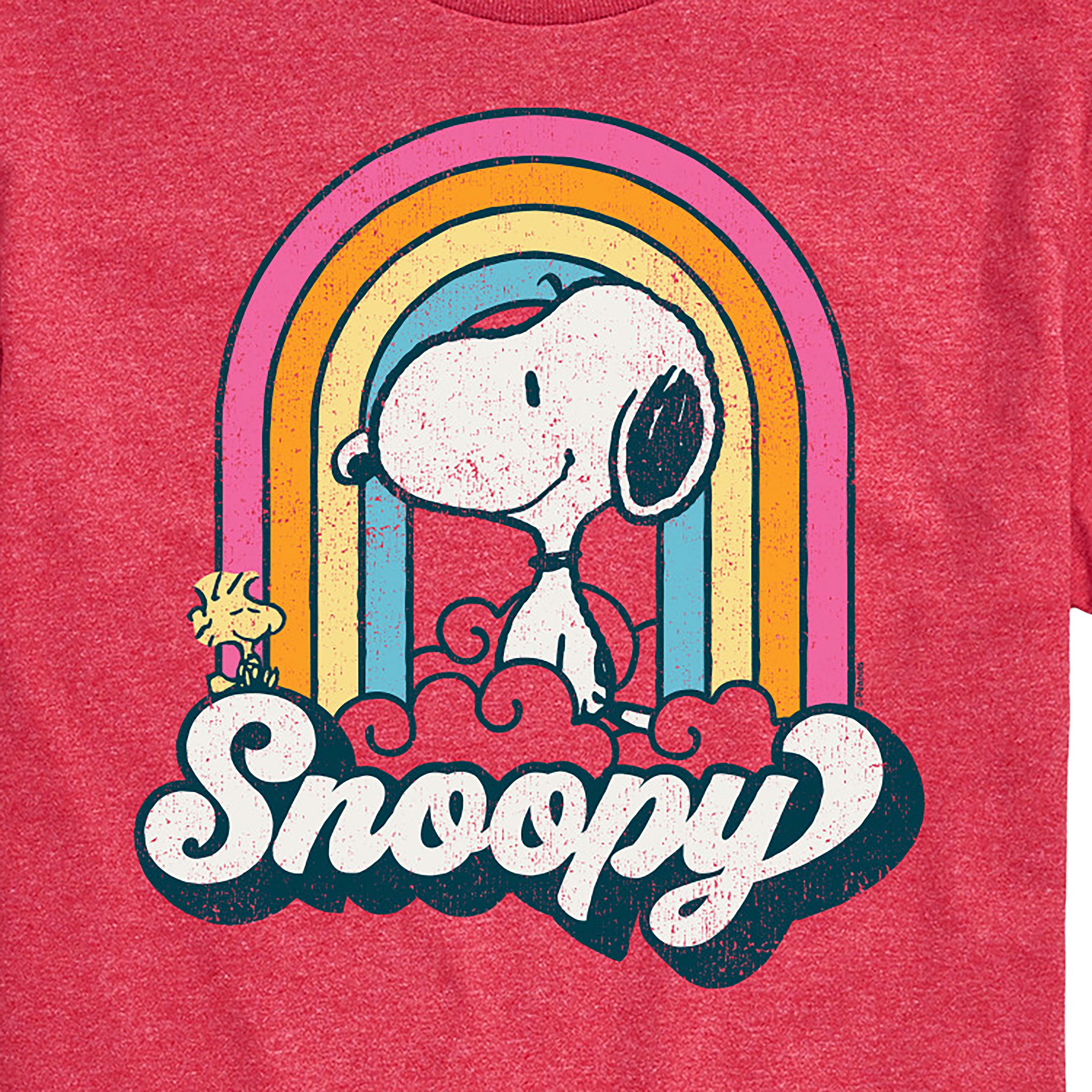 Peanuts - Snoopy Rainbow Clouds - Men's Short Sleeve Graphic T-Shirt