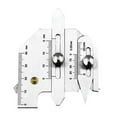 thumbnail image 1 of Fillet Weld Gauge Set, Welding Gauges Set, Wear Resistance Stainless Steel Measuring Ruler, Durable Welding Gauge For Measuring Angles, Heights, Widths, Gaps welding inspection ruler, 1 of 4