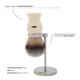 thumbnail image 3 of Kit The Shaving Co Brocha Afeitar Color Marfil Y Base Acero amarillo 1, 3 of 11