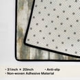 thumbnail image 5 of Modern Abstract Kitchen Mat 31"x20" Non Slip Soft Plush Low Profile Kitchen Rug, Textured Sink Mat for Laundry Room Bedroom Office, 5 of 6