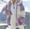 Purple, variant on Azrian Ladies Winter Hooded Top Loose Long-sleeve Jacket Plush Coat with Zipper