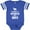 Football Blue and White, variant on Inktastic Easily Distracted by Goats Boys or Girls Baby Bodysuit