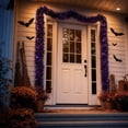thumbnail image 6 of chaungfeng 3 PCS Purple Tinsel Garland, Christmas Metallic Foil Tinsel Garland Decorations for Christmas Tree Parade Floats Halloween Birthday Party Supply (79", Purple), 6 of 8