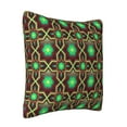 thumbnail image 2 of ZICANCN Decorative Throw Pillow Covers , Bright Brown Bronze Green Couch Sofa Decorative Knit Pillow Covers for Living Room Farmhouse 22"x22", 2 of 8