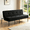 Black01, variant on Gewnee 63.39”Futon Sofa Bed – Iron Frame with 5 Adjustable Positions,Converts to Sleeper in Seconds – Perfect for Living Room,Office,Apartment,Dorm,Dark Grey
