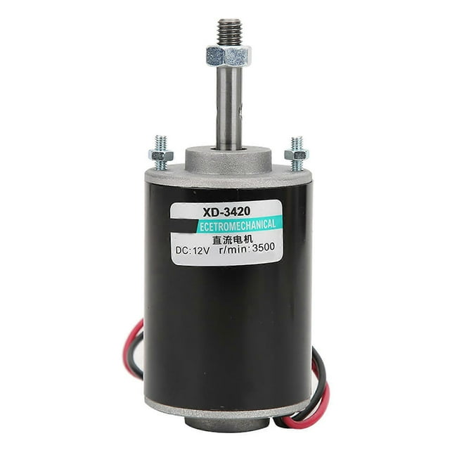 Moteur à courant continu à aimant permanent 12/24 V 30 W, haute vitesse, sens horaire/antihoraire, pour générateur DIY (12 V 3\xa0500 tr/min)