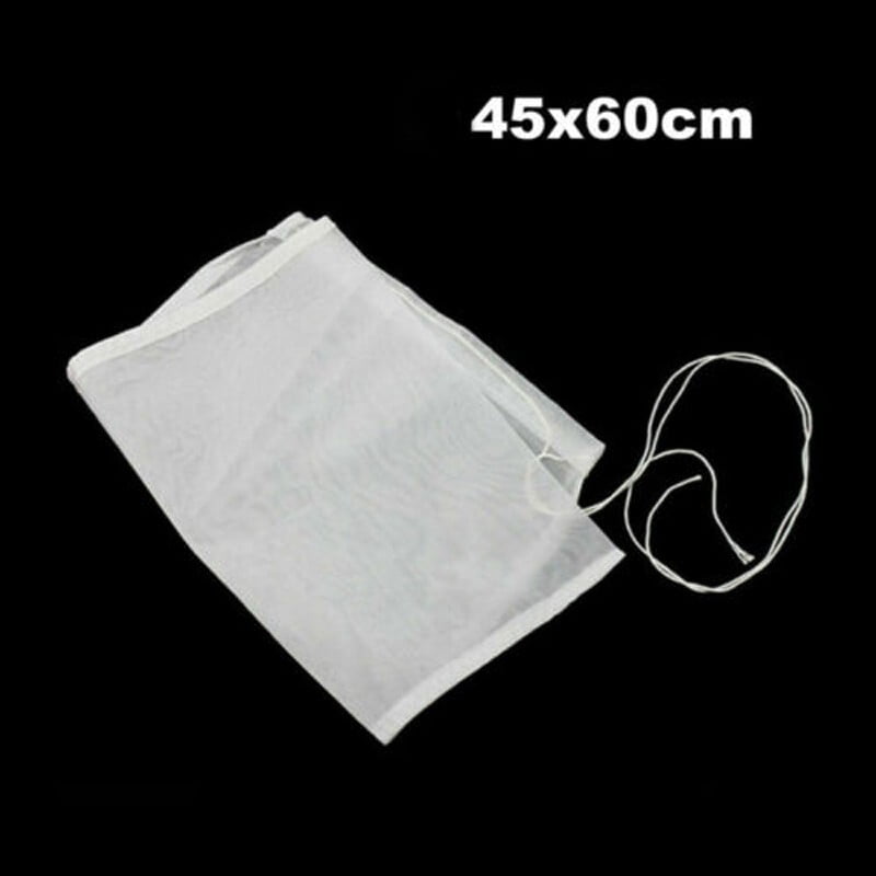 Kitchen Food Straining Bag Jelly Strainer Nylon 120Micron Home Wine Brew Bag Extraction Sack 12x18in