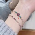 thumbnail image 1 of Pulsera de cristal Pulsera de niña Pulsera de perla de ojo de gato Pulsera de dopamina Niche Sense Joyas que no se decoloran, 1 of 5