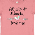 thumbnail image 4 of Inktastic Abuelo and Abuela Love Me Heart Grandchild Boys or Girls Baby T-Shirt, 4 of 5