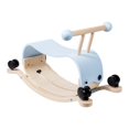 thumbnail image 2 of DOLITY 2 in 1 Rocking Horse Kids Educational Toy for Birthday Gift Living Room Baby blue, 2 of 8