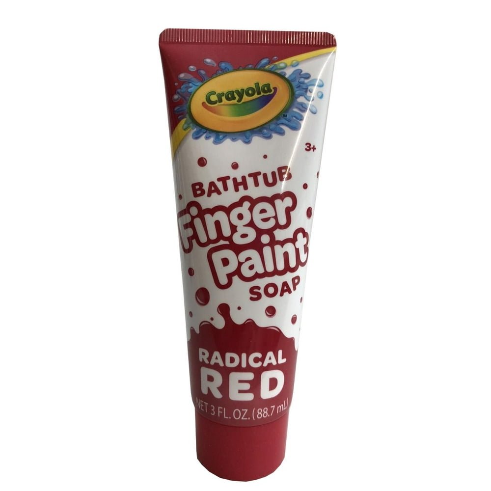 Crayola Redical Red Bathtub Finger Paint Soap
