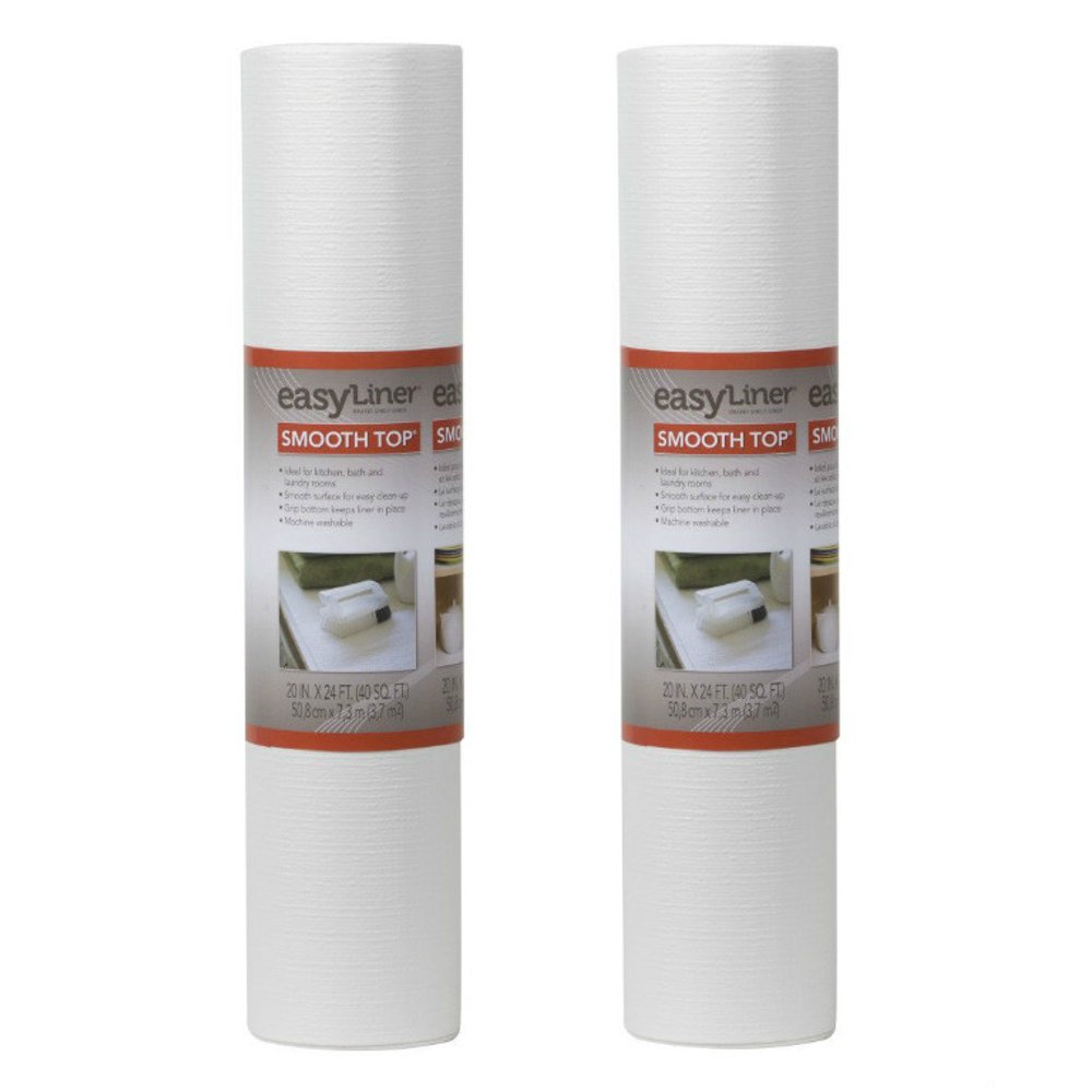 Duck Brand 281872 Smooth Top Easy Liner NonAdhesive Shelf Liner 20