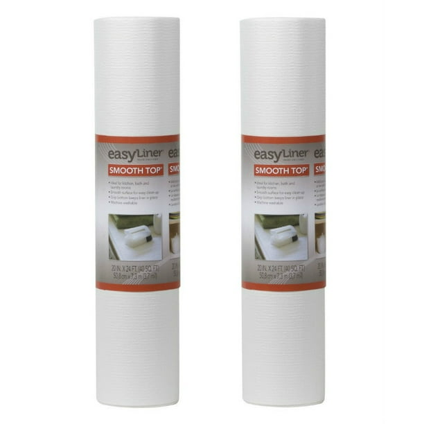 Duck Brand 281872 Smooth Top Easy Liner NonAdhesive Shelf Liner 20