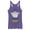 Purple Heather, variant on Women's Toy Story Halloween Squeeze Alien Boo Ghosts Racerback Tank Top Navy Blue Heather Medium
