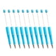 thumbnail image 2 of Juego de 10 bolígrafos con cuentas para manualidades, portátiles, para exámenes, regalos para mujeres y niños, para oficina. Azul claro, 2 of 9
