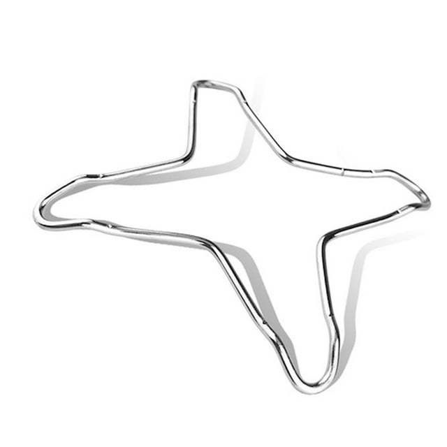 ZheElen 2 Pieces Universal Stove Anti-skid Stand Holder Burner Bracket Iron Wire Rack Cooking Cookware Accessory Home Kitchen