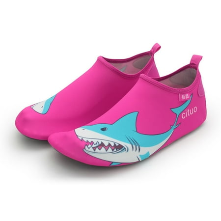 

Cuhas-Kids Water Shoes Quick Dry Non-Slip Water Skin Kids Swim Socks For Beach