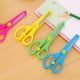 thumbnail image 5 of Tijeras De Pl Stico Para Bordes, Tijeras Para Manualidades 4 Unidades , Con Resorte Para Reducir La Fatiga De Los Dedos, Agarre C Modo, Ideales Para Manualidades, Tijeras Para Ni as Y, 5 of 5