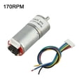 thumbnail image 2 of Moteur à Encodeur GA25-370 DC12V Réduction de Vitesse pour Robot Voiture Moteur Jouet 170RPM, 2 of 8