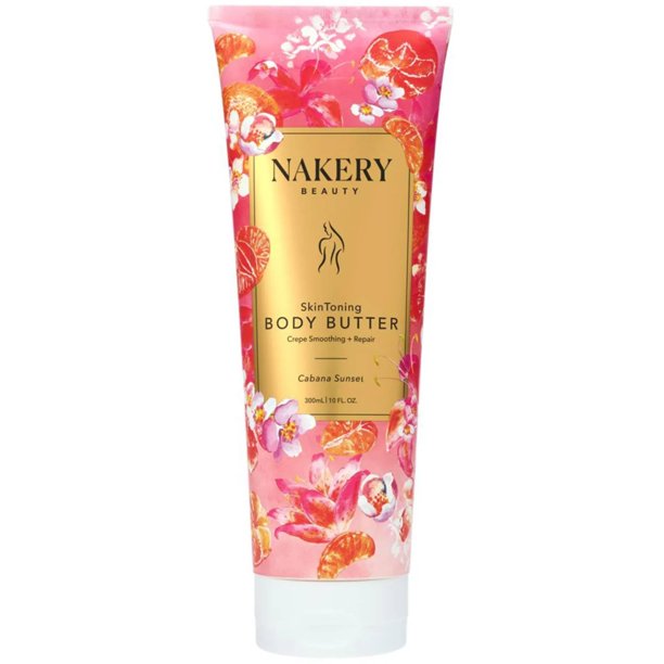 Nakery Skin Toning Body Butter para mujeres - Loción corporal reafirmante para mujeres - Loción corporal con infusión de péptidos para piel crepey y flacidez - Loción reafirmante de la piel para cuell