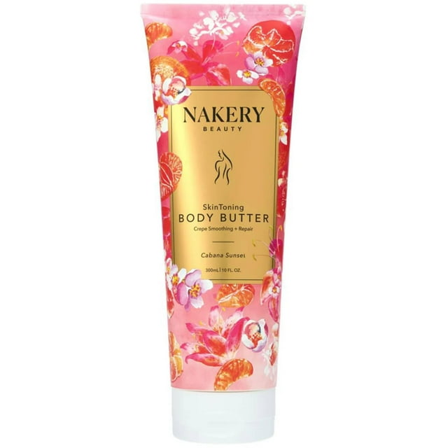 Nakery Skin Toning Body Butter para mujeres - Loción corporal reafirmante para mujeres - Loción corporal con infusión de péptidos para piel crepey y flacidez - Loción reafirmante de la piel para cuell