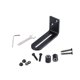 thumbnail image 1 of Carbon Steel Adjustable Sliding Floor Guide, Barn Door Hardware, 122*65mm, 1 of 4