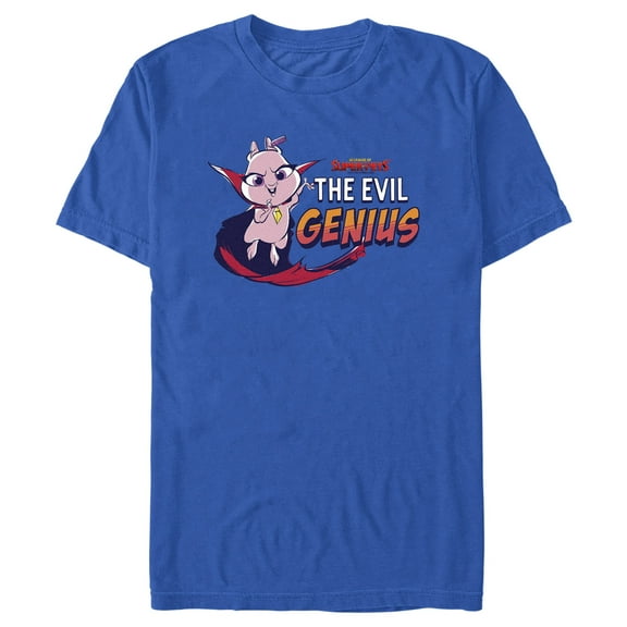 Men's DC League of Super-Pets Lulu the Evil Genius  Graphic Tee Royal Blue X Large